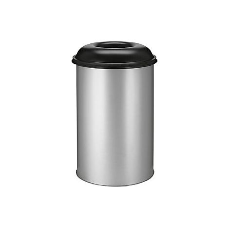 Papelera de seguridad  acero  capacidad 200 l  H x Ø 950 x 600