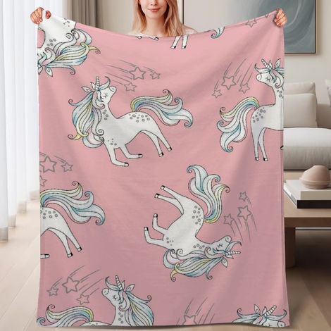 Couverture de lit en polaire, jeté doux et chaud de printemps, légère et luxueuse en microfibre de polyester, décoration intérieure, ajout parfait à la décoration intérieure, cadeau adapté pour lui et (1/4)