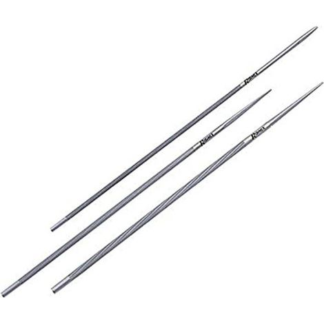 Limes Rondes D.4 mm x 3 - Outils de Précision - Idéales pour Finitions et Détails - D-Work (1/2)