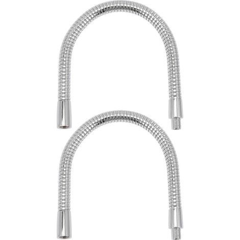 Flexible Ersatzarme für Schwanenhals-Eisenhalterung für Lichtmasten – 30 x 1,4 cm – Silber (1/4)