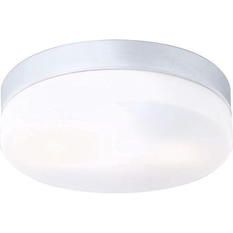 Elegante Deckenleuchte Alu, silber opal  - Globo VRANOS 32112