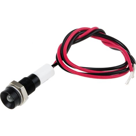 Voyant LED lumineux Vert rouge RS PRO, dia. 6mm, 12V c.c., taille de la lampe 3 mm, IP67 ( Prix pour 1 )