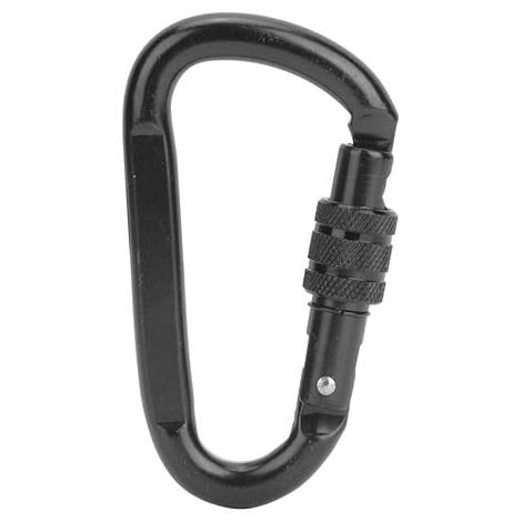 Kletterkarabiner, 30 kN, Kohlenstoffstahl, Outdoor-Hochleistungsausführung (1/5)