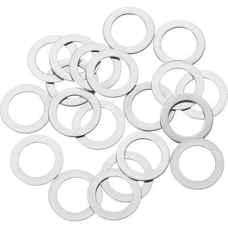 20 Pcs Rondelles Plates M10 10x16x0.5mm Pour Vis Boulon (1/5)