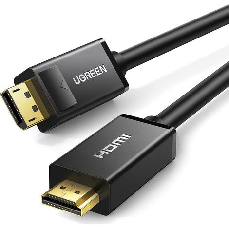 Câble DisplayPort - HDMI Ugreen DP101 4K 3 m - noir (1/5)