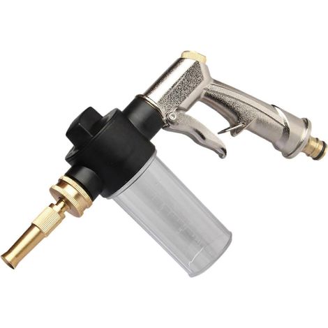 Garden Hose Nozzle Sprayer 3.5oz Soap Dispenser High Pressure Foam Guns for Car Washing Gardening and Pet Showering Use Multicolor (1/4)