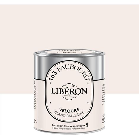 LIBERON Peinture blanc ballerine multisupport 163 faubourg LIBÉRON velours 0.5 l