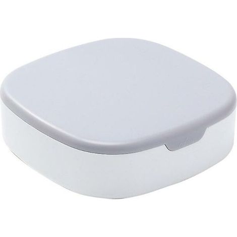 Boîte à bijoux portable Miroir intégré 7 compartiments Petite oreille Clous de rouge à lèvres Anneaux de rouge à lèvres Collier (1/5)