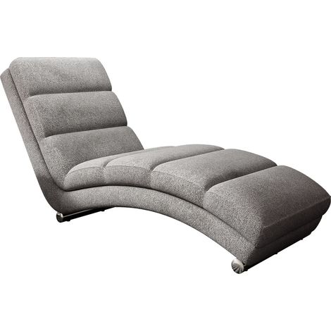 Chaise longue Comfivo Pirum, Fredo 35, 84x62x180cm, Tissu, Pieds: Plastique (1/5)