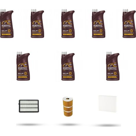 Kit tagliando 3 FILTRI e 8L OLIO compatibile con Renault Koleos II 2.0 Blue DCI 185 135kw dal 2020 (1/5)