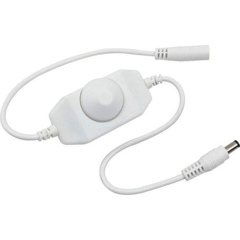 Interruttore di regolazione della luminosità LED in linea, regolatore di luminosità, barra luminosa LED monocromatica, dimmer LED 12V-24V