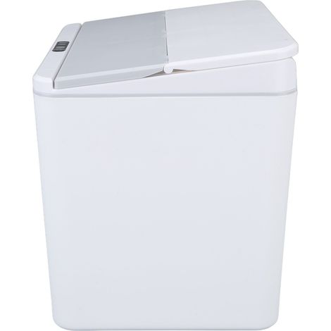 Poubelle intelligente 8L sans contact, rechargeable par USB, à induction automatique, pour salle de bain, cuisine et salon (1/5)