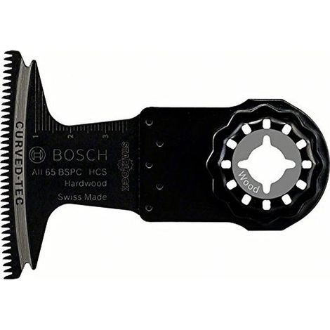 Bosch Professional 5x BIM Lama per tagli dal pieno AII 65 BSPB (per legno duro, 40 x 65 mm, accessori utensili multifunzione) (1/2)