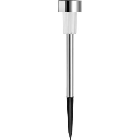 Ensemble de 10 lampes solaires LED, veilleuse décorative, petit tube lumineux, lampe de sol de jardin (1/5)