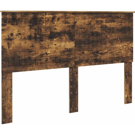 Maison Exclusive - Testiera con testiera Rovere fumé 150 cm Legno multistrato