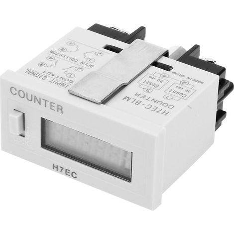 Compteur totalisateur électrique numérique H7EC BLM sans entrée de tension avec écran LCD à 6 chiffres (1/5)