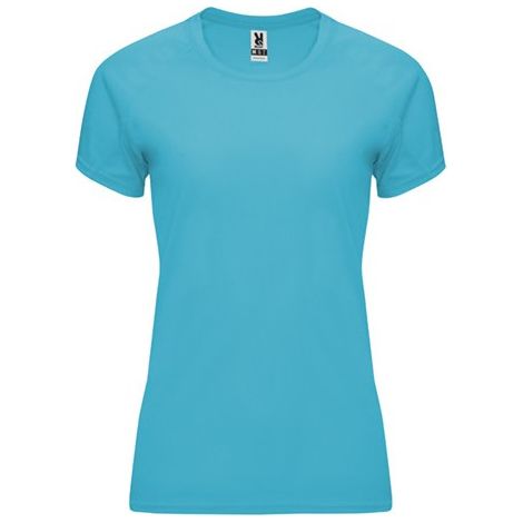 Camiseta de manga ranglán para mujer antihumedad con paneles inferiores BAHRAIN WOMAN ROLY XXL Turquesa (1/2)