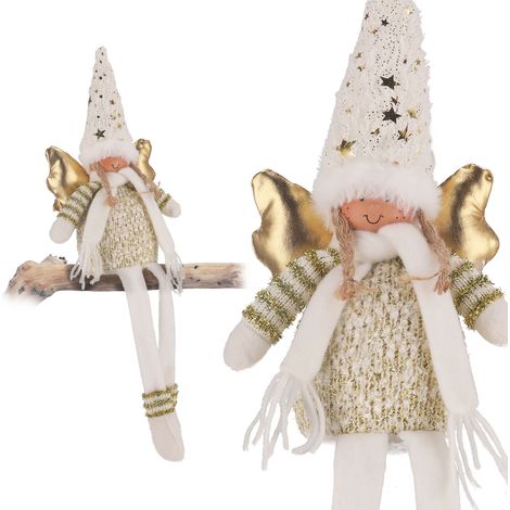 Gnomo di Natale, angelo, statuetta di Babbo Natale (1/5)