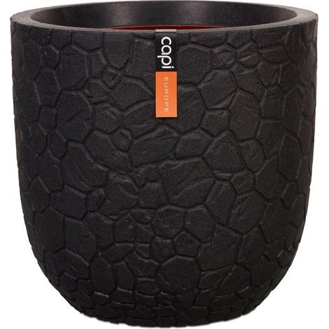 Pot boule - CAPI EUROPE - Clay NL - 35 x 34 cm - Noir