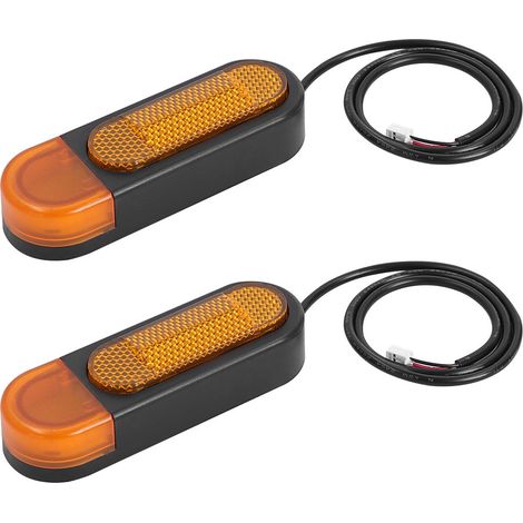 Universell für Blinker von Elektrorollern, 12V-Rückblinker + reflektierende LED-Rücklichtkomponenten