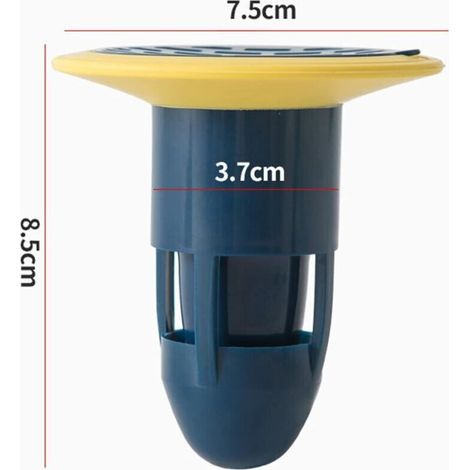 Drain De Douche - Siphon De Sol Carré - Pour Tuyaux D'évacuation Et Balcon - 2 Pièces (1/3)