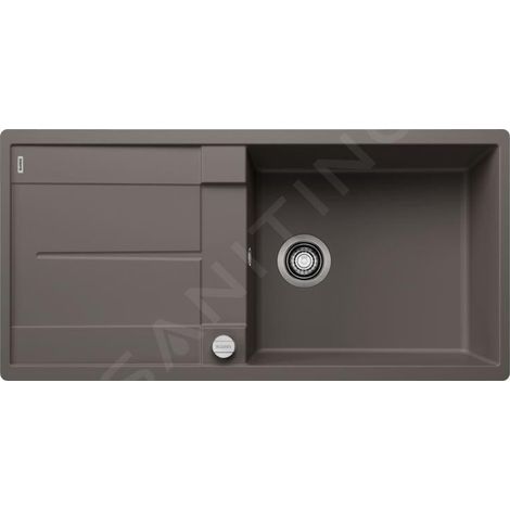 Blanco Metra XL 6 - Évier en silgranit, 990x490 mm, avec commande de vidage, gris 527308 (1/2)