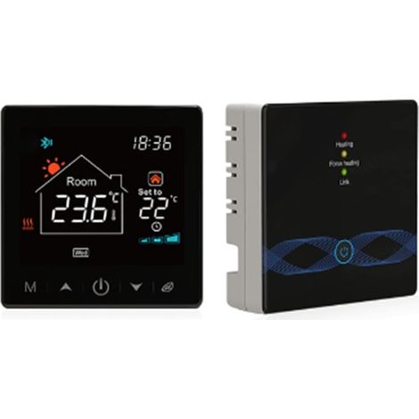 Tuya Smart Home Thermostat Wi-Fi 433 MHz pour chaudière à gaz, chauffage de l'eau, contrôleur de température numérique pour Alexa Home (A) (1/5)