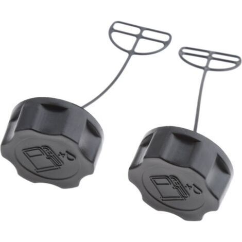Bouchons de Réservoir de Carburant Bouchon d'Essence Carburant pour Tondeuse à Gazon,Débroussailleuse ,2pcs (1/5)