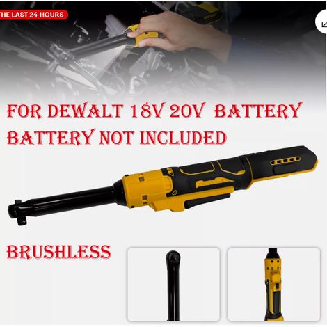 Clé à cliquet sans fil 3/8" sans balais pour batterie Dewalt série 18V/20V, 100 Nm (1/5)