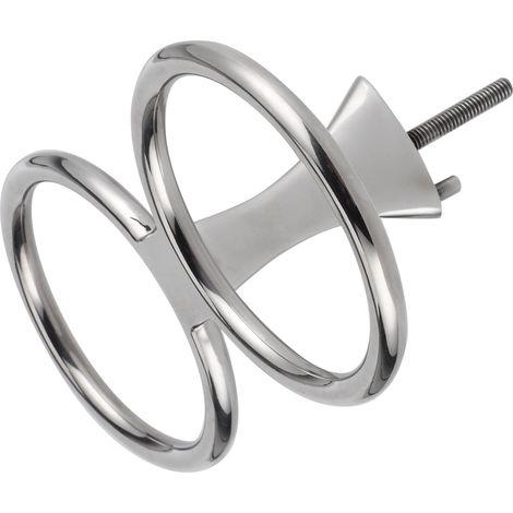 Porte-gobelet double anneau en acier inoxydable 316 pour bateau, yacht, voiture et camping-car (1/5)