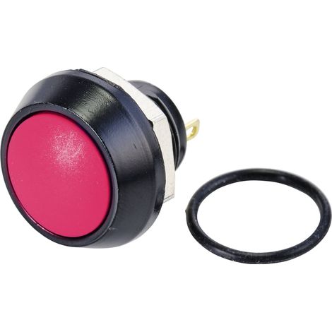 TRU COMPONENTS TC-10091000 GQ12B-10/J/R/A BOUTON POUSSOIR À PRESSION 48 V/DC 2 A 1 X OFF/(ON) À RAPPEL IP65 1 PC(S) (1/2)