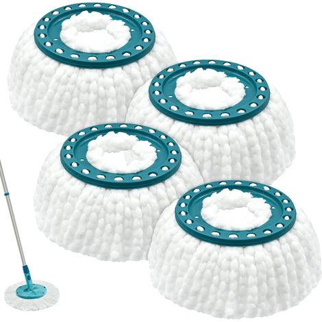 microfibre Ersatzköpfe pour Leifheit Clean Twist Mop Systeme 4 unités (1/5)