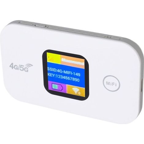 Hotspot mobile WiFi Affichage LED portable 4G 5G Mobile Hotspot Portable 300 Mbps Connectez-vous informatique carte