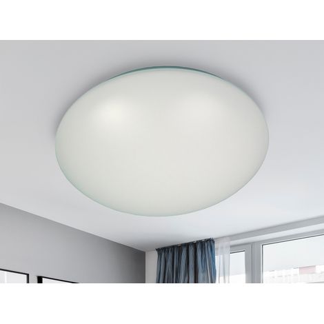 Deckenleuchte / Deckenschale rund, Kunststoff opalweiß, Ø 36 cm