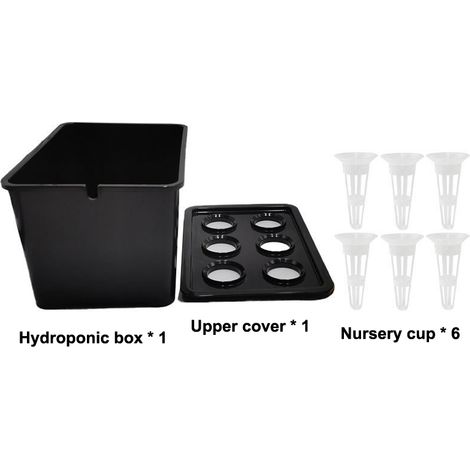 Filiyano – Kit de culture hydroponique lot x1 Pot A3 pour légumes et herbes aromatiques d'intérieur/extérieur (1/5)