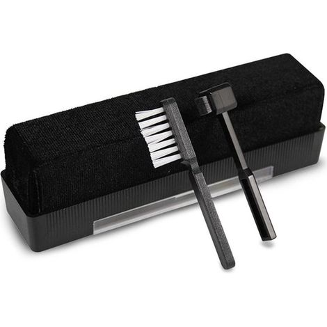 Cepillo premium para discos + cepillo para agujas，Limpiador de discos，Cepillo para vinilos，Limpiador de vinilos，Kit de limpieza para LP (1/5)