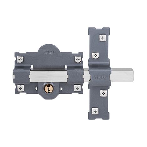 Lucchetto verniciato da 101 l, con chiave/chiave a urto. Lucchetto rotondo 24004 (1/3)
