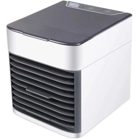 Condizionatore d'aria portatile 3-in-1 : ventilatore, bevanda rinfrescante di aria, umidificatore e purificatore d'aria. Aria condizionata desktop USB con il serbatoio di acqua e luce notturna a LED 7 (1/5)