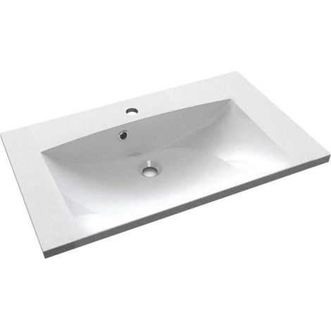 Sapho Maria - Lavabo da mobile 76x46 cm, bianco MA075