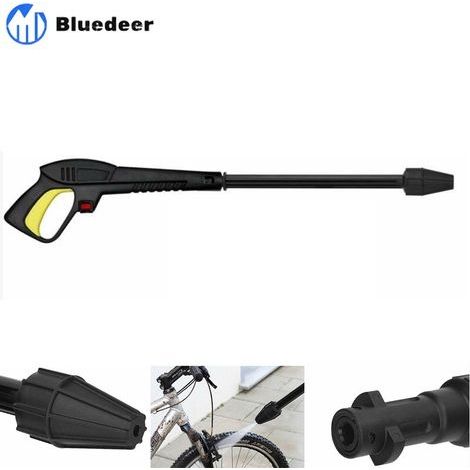 Pistolet à eau haute pression avec lance à jet variable et lance rotative, compatible avec les nettoyeurs haute pression Lavor (1/4)