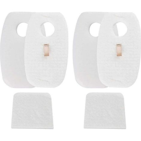Packs Foam Felt Post Sponge Filter Set for Shark Rocket HV380uk HV380UKT HV380W Fit for Shark DuoClean Corded Stick Vacuum Cleaner Replacement Foam an (1/4)