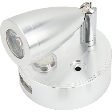 Lampe de lecture RV LED 10V-30V Spot 3500K Blanc Chaud pour Cabine Camping-car Caravane Bateau (1/5)