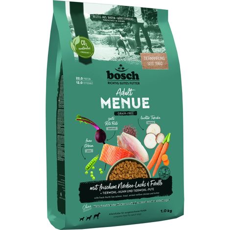 Bosch Hundetrockenfutter Adult Menue 1 kg Lachs (1/3)