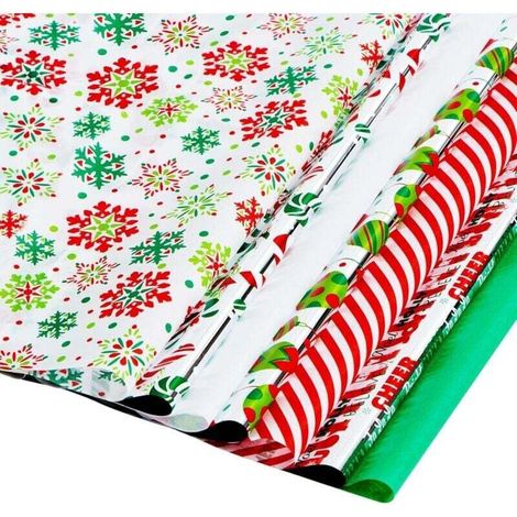 Papier cadeau de Noël 50x50cm 150 pièces (1/4)