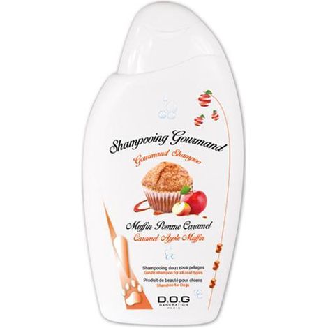 Shampooing Gourmand Muffin Pomme Caramel : 250ml (1/3)