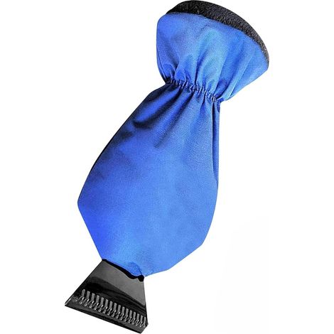 Bleu Grattoir Pare Brise Voiture, Grattoir Vitre Voiture avec Gant, Grattoir à Neige pour Voiture, Raclette Voiture Pour le Déneigement et le Givre (1/5)