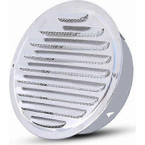Grille de ventilation circulaire de 80 mm - maille en acier inoxydable, hotte d'extraction, solution de ventilation durable (1/4)