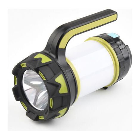 Lanterne LED Rechargeable, 1000 Lumens 3000mAh Lampe Camping 360°, Lampe Led Rechargeable Projecteur Portable, Ultra Puissante, Lampe de Camping 6 Modes, Câble USB Inclus, IPX4 Étanche (1/5)