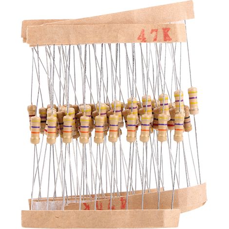 Assortiment de 1000 résistances à film de carbone de 1/2 W et de 1 à 10 MΩ - Composants électroniques (1/5)