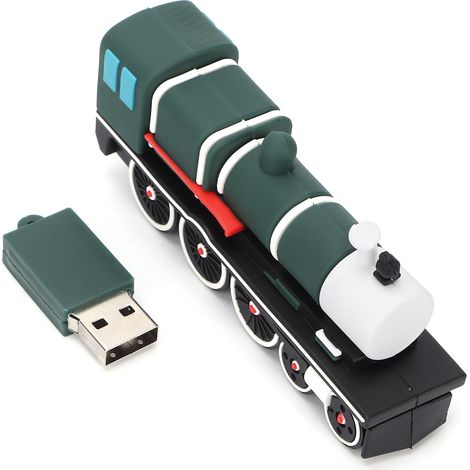 Clé USB 128GB Design Amusant en Forme de Personnage pour Ordinateur Cadeau Mémoire Flash Portable